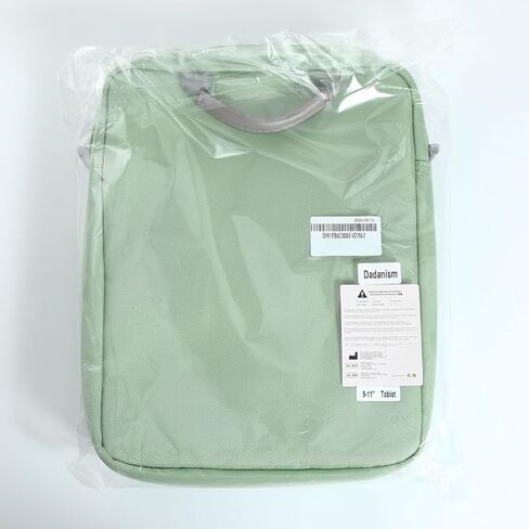 حقيبة كتف للكمبيوتر اللوحي مقاس 9-11 بوصة مع مقبض لجهاز iPad 9/8/7th Gen 10.2، iPad Pro 11 M2 2022، iPad Air 5/4th 10.9، iPad 10th Gen 10.9، Galaxy Tab A8/S9/S8/S9 FE ، أخضر غامق in Kuwait