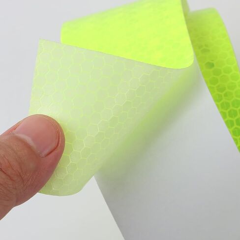 Reflective Tape White 2IN X 30FT Outdoor White High Visibility Conspicuity Safety Tape, Reflector Tape Caution Reflector for Trailers, Bikes, Cars in Kuwait