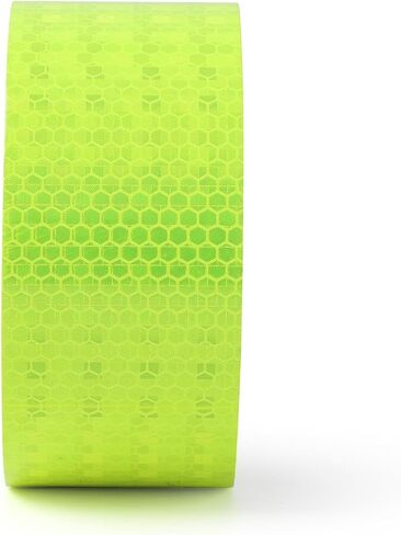 Reflective Tape White 2IN X 30FT Outdoor White High Visibility Conspicuity Safety Tape, Reflector Tape Caution Reflector for Trailers, Bikes, Cars in Kuwait