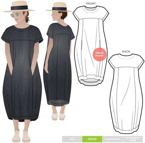 Style Arc Sewing Pattern - Sydney Designer Dress (Sizes 10-22) in Saudi Arabia