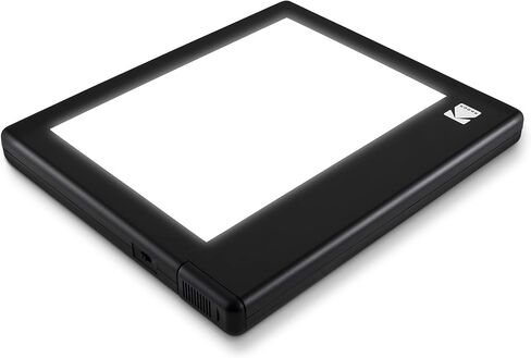 KODAK LED Light Box 8"x6" for Negatives, Slides & Films | Illuminated Board Panel & LED Light Pad for Viewing & Scanning Photos, Tattoo Drawing, Artist Sketching & Stenciling | Glare-Free, USB Powered in Saudi Arabia