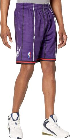 Mitchell & Ness NBA Swingman Road Shorts Raptors 98-99 Purple LG in Saudi Arabia