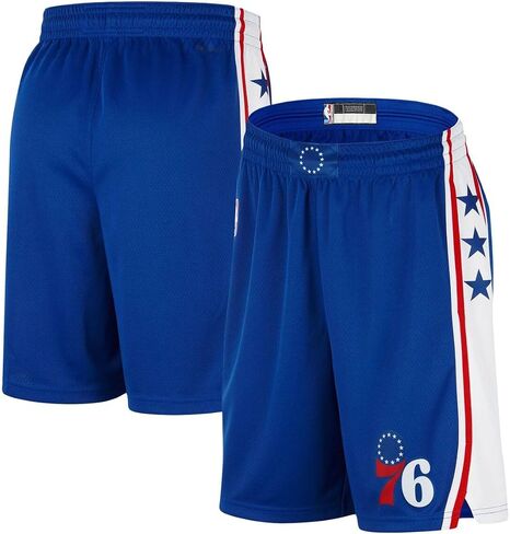 شورت فيلادلفيا 76ers NBA Kids Youth 8-20 Icon Edition باللون الأزرق في الملعب Swingman Performance in Saudi Arabia