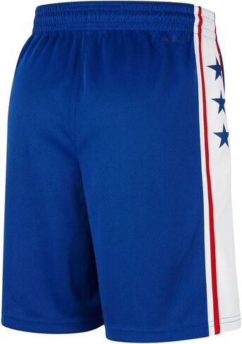 شورت فيلادلفيا 76ers NBA Kids Youth 8-20 Icon Edition باللون الأزرق في الملعب Swingman Performance in Saudi Arabia