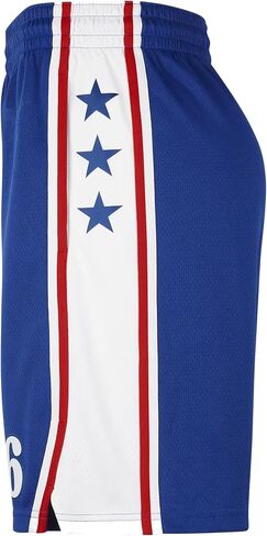 شورت فيلادلفيا 76ers NBA Kids Youth 8-20 Icon Edition باللون الأزرق في الملعب Swingman Performance in Saudi Arabia
