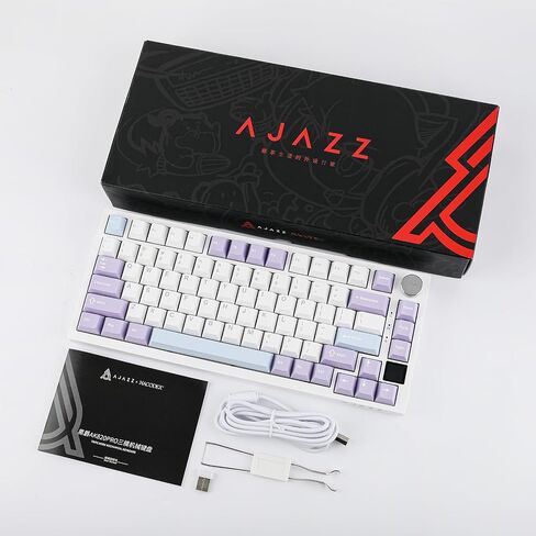 EPOMAKER Ajazz AK820 Pro Wireless Mechanical Keyboard with TFT Display&Knob in Kuwait