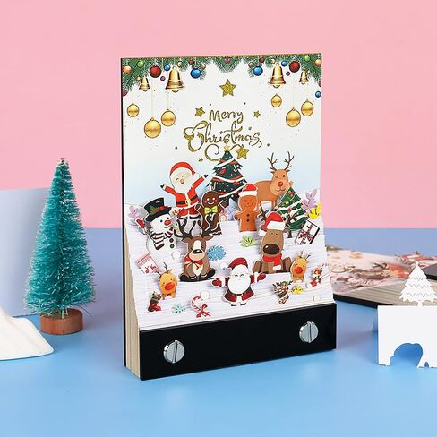 3D Memo Pad Art Sticky Notes, Fantasy Castle Notepad 3D Paper Card Craft Multicolor Self Sticky Note Pads Character Silhouette Desk Decoration DIY Creative Gift in Kuwait