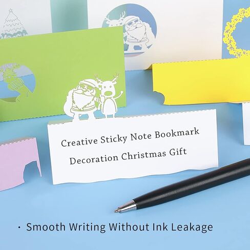 3D Memo Pad Art Sticky Notes, Fantasy Castle Notepad 3D Paper Card Craft Multicolor Self Sticky Note Pads Character Silhouette Desk Decoration DIY Creative Gift in Kuwait