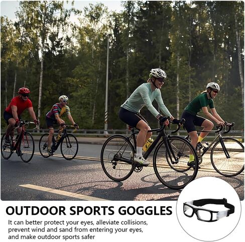 4 Pcs Professional Sports Goggles, Soccer Football Racquetball Basketball Protective Safety Glasses with portable storage bag in Saudi Arabia