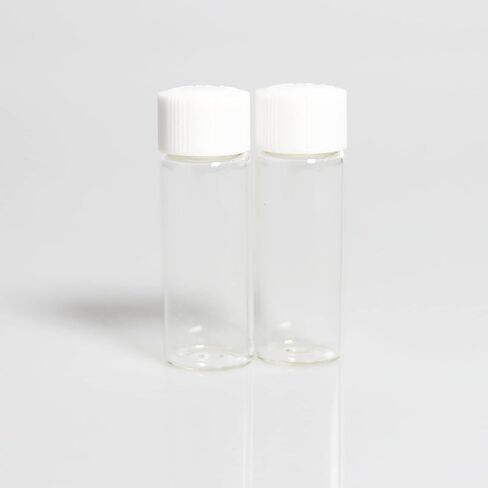 40 Pcs 20ml Glass Vials with Screw Caps, 4 Colors Caps, Clear Glass Vials, Leak-Proof Glass Bottle in Saudi Arabia