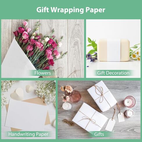 OcePor White Craft Paper Roll 15"×450", Poster Paper Roll for Kids, Roll of Paper for Kids Art,White Wrapping Paper Roll, Drawing Easel Large Paper Roll for Paints, Wall Art, Board in Kuwait