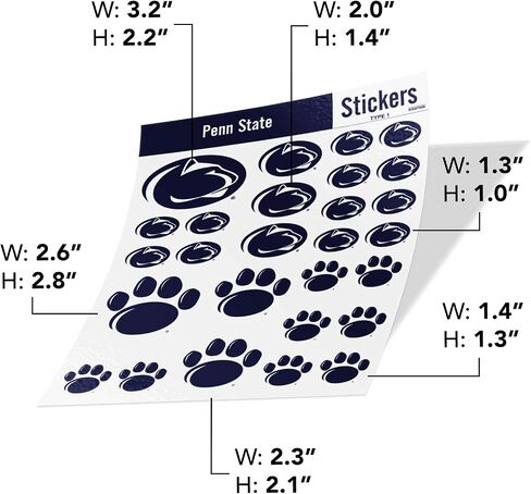 Desert Cactus The Pennsylvania State University Penn State PSU Nittany Lions Stickers Vinyl Decals Laptop Water Bottle Car Scrapbook T1 (Type 1 - C) in Saudi Arabia