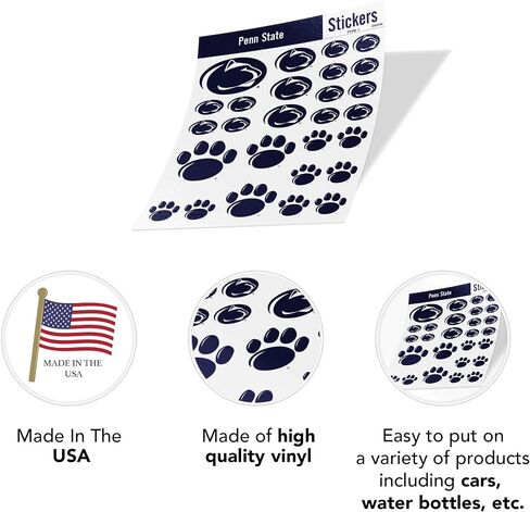 Desert Cactus The Pennsylvania State University Penn State PSU Nittany Lions Stickers Vinyl Decals Laptop Water Bottle Car Scrapbook T1 (Type 1 - C) in Saudi Arabia