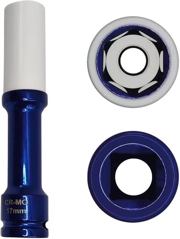 21mm 1/2" Drive Wheel Protector Impact Socket, Lug Nut Impact Socket, Non-Marring Lug Nut Thin Wall Deep Socket, Wheel Protector Impact Socket, Thin Wall Nut Protector Impact Socket in Saudi Arabia