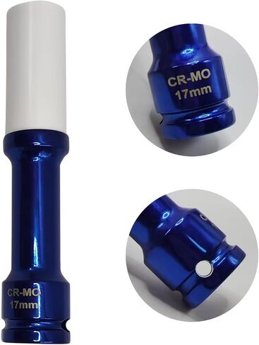 21mm 1/2" Drive Wheel Protector Impact Socket, Lug Nut Impact Socket, Non-Marring Lug Nut Thin Wall Deep Socket, Wheel Protector Impact Socket, Thin Wall Nut Protector Impact Socket in Saudi Arabia