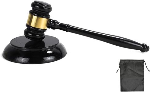 مطرقة خشبية وكتلة صوت، مطرقة وكتلة سوداء، كتلة صوت مطرقة خشبية مصنوعة يدويًا، كتلة مطرقة خشبية مصنوعة يدويًا، للمحامي والقاضي ومحكمة المزاد والشركة والطلاب in Kuwait