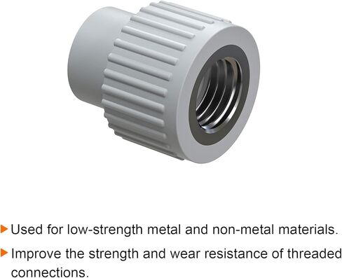 20pcs Wire Thread Inserts M8 x 1.25 2D 304 Stainless Steel Helical Coiled Wire Threaded Sleeve in Saudi Arabia