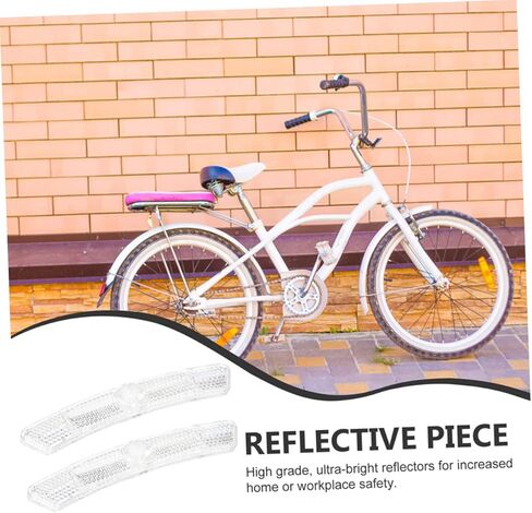 10 قطع دراجة عاكس عجلات بلاستيكية Bicicletas para Adultos دراجة للبالغين ركوب الدراجة عاكسات أضواء الدراجة لركوب الليل تحذير عاكسات الدراجة تحذير علامات عاكسة in Kuwait