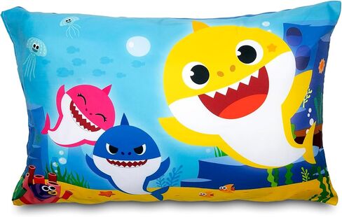 طقم سرير للأطفال الصغار مكون من 4 قطع من بيبي شارك - يتضمن لحافًا ومجموعة ملاءات - جاهزة + ملاءة علوية + كيس وسادة ذو وجهين لسرير الأولاد والبنات، أزرق in Kuwait