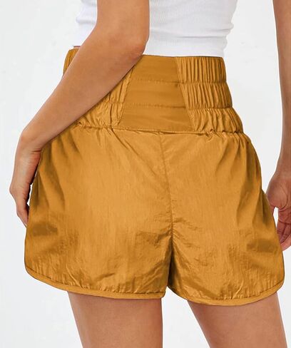 Women's Quick-Dry Running Shorts Elastic High Waisted Workout Active Shorts Sport Athletic Shorts in Saudi Arabia