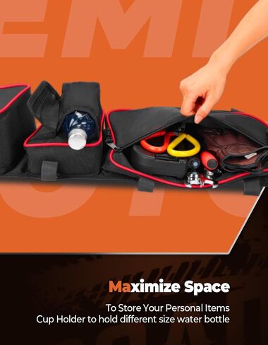 Kemimoto X3 Front Door Bags Compatible with Can am Maverick X3 MAX Turbo R X DS Turbo X RS Turbo R 2017 2018 2019 2020 2021 2022 UTV UpperDoor Storage Bags with Removable Knee Pad and Cup Holder in Saudi Arabia