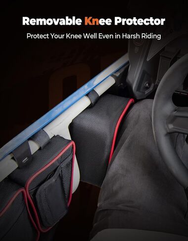 Kemimoto X3 Front Door Bags Compatible with Can am Maverick X3 MAX Turbo R X DS Turbo X RS Turbo R 2017 2018 2019 2020 2021 2022 UTV UpperDoor Storage Bags with Removable Knee Pad and Cup Holder in Saudi Arabia