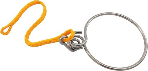 Stainless Steel 6mm Marine Anchor Assist Retrieval Device System Ring with Carabiner and Tether for Boats Yachts Ships in Saudi Arabia