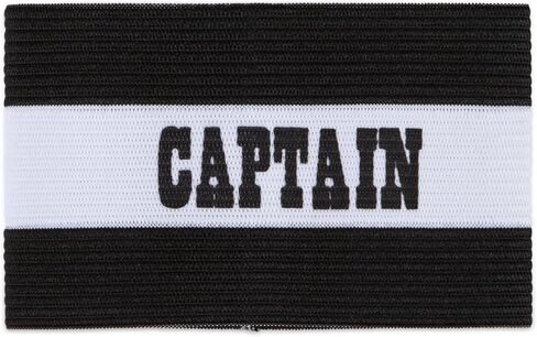 Champion Sports Adult Captain’s Arm Band, Black - Unisex Woven Elastic Nylon Captain Arm Bands for Soccer, Football, Basketball and More - Premium Team Sports Accessories for Men and Women in Saudi Arabia