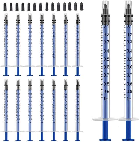 100Pack 1ml Syringes With Caps in Saudi Arabia