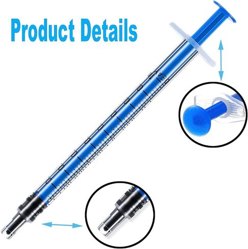 100Pack 1ml Syringes With Caps in Saudi Arabia