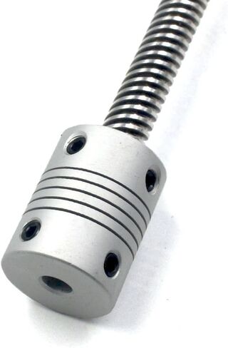 محور بصري عمودي 150 مم ومسمار الرصاص 8 مم ومحامل كتلة الوسادة وكتلة منزلق مع دعم عمود السكك الحديدية المزدوج ومجموعة اقتران العمود المرن المكونة من 15 قطعة in Kuwait