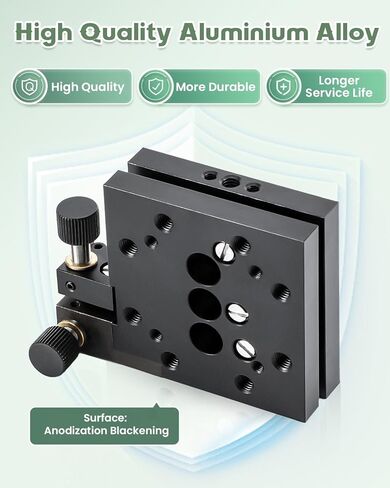 Huanyu مرحلة الميل والدوران البصرية 2.6 بوصة مرحلة زاوية الدقة 2-محور منصة تعديل الزاوية اليدوية ثنائية الأبعاد 3 درجات طاولة إمالة الموضوع طاولة إمالة دوارة ثانوية in Kuwait