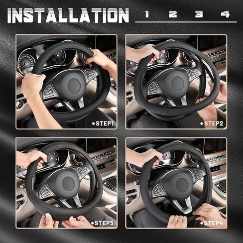 غطاء عجلة القيادة من السيليكون العالمي، يناسب عجلات القيادة بقطر 14 إلى 23 بوصة، ملحق جلدي للسيارة وبطانة مضادة للانزلاق (وردي فاقع) in Kuwait