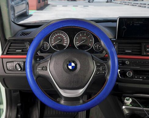Universal Silicone Steering Wheel Cover, Fits Steering Wheels with 14 to 23 Inches in Diameter, Leather Car Accessory Anti-Slip Lining (Hot Pink) in Kuwait