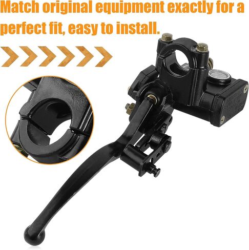 7/8 inch Right Handlebar Hydraulic Brake Master Cylinder Lever for ATV Quad Moped Pit Dirt Bike Kids Motorcycle 50cc 70cc 90cc 110cc 125cc 150c 200cc 250cc GY6 22mm Taotao Kazuma Sunl Roketa in Saudi Arabia