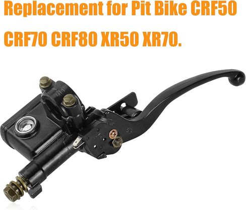 7/8 inch Right Handlebar Hydraulic Brake Master Cylinder Lever for ATV Quad Moped Pit Dirt Bike Kids Motorcycle 50cc 70cc 90cc 110cc 125cc 150c 200cc 250cc GY6 22mm Taotao Kazuma Sunl Roketa in Saudi Arabia