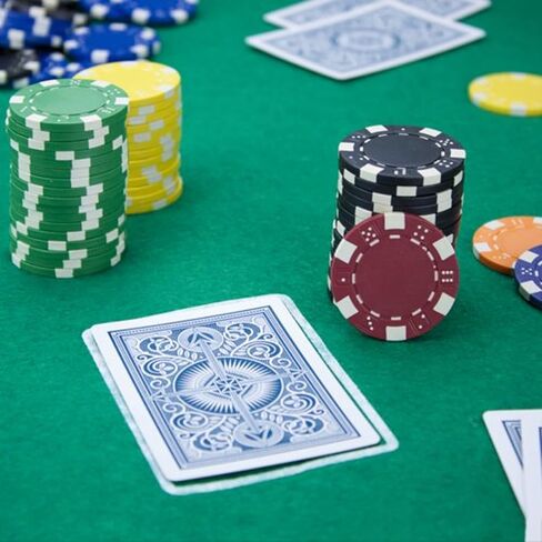 Brybelly 50 نرد مخطط مركب من الطين 11.5 جرام من رقائق البوكر in Kuwait
