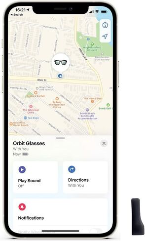 Orbit x Glasses - اعثر على نظارتك باستخدام Orbit وApple Find My (iOS فقط)، متتبع النظارات - Android غير مدعوم in Kuwait