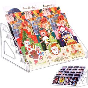 7 Tier 12 "عرض بطاقة Acrylic Card للبطاقات التجارية ، والبطاقات الرياضية ، والملصقات ، وبطاقات البيسبول ، وبطاقات PSA ، وبطاقات متدرجة - عرض شاشة ملصق للبائعين ، وشاشة بطاقة أكريليك (7 طبقات) in Kuwait