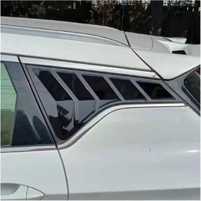 1Pair Rear Triangular Window Decorative Shutters Compatible for Geely Coolray Proton X50 2017-2020 Louvers Spoiler Panel(1Pair Carbon fiber) in Saudi Arabia