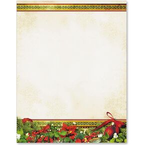 Paperdirect A King Is Born Nativity Christmas Holiday Winter Theme Paper Stationery, Border Paper, Letterhead 8.5 x 11, 25 sheets, Elegant Premium Writing Paper, Decorative Printer Paper in Saudi Arabia