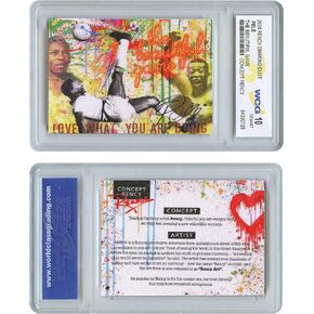 WCG 2024 Pele Soccer The Beautiful Game Diamond Dust Rency Card - Graded Gem-Mint 10 in Kuwait