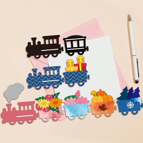 Globleland Train Pickup يموت لقطات DIY مسارات السكك الحديدية DIY القطع المعدنية قطع اليقطين وشجرة عيد الميلاد يموت من أجل عيد الشكر عيد الميلاد يوم عيد الميلاد صنع بطاقة الحرف النقش in Saudi Arabia