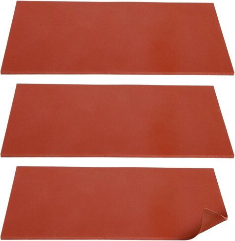 3pcs Silicone Heat Press Pads, 7.87x3.94x0.12in Double-Sided Resistant Heat Press Mat Easy Washable Sheet for HTV Craft Vinyl Ironing Insulation Transfer Projects Accessories and Supplies (Grey) in Saudi Arabia