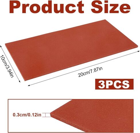 3pcs Silicone Heat Press Pads, 7.87x3.94x0.12in Double-Sided Resistant Heat Press Mat Easy Washable Sheet for HTV Craft Vinyl Ironing Insulation Transfer Projects Accessories and Supplies (Grey) in Saudi Arabia