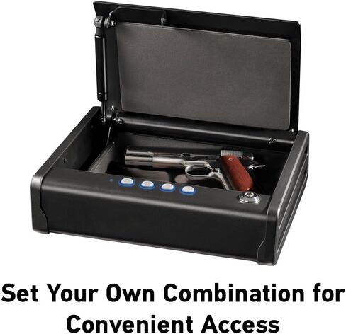 SentrySafe Gun Safe with Digital Keypad Lock, Pistol Safe with Capacity for One Handgun, Firearm Storage with Bolt Down Kit for Home, Car, QAP1E in Saudi Arabia