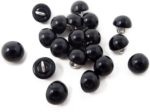 أزرار Honbay 10mm Black Dainty Pearl مع شانك - راتنجات بلاستيكية مستديرة للخياطة ، زخرفية للباس الزفاف ، التنانير ، القفازات ، سبيكة ، قمصان ، القبعات ، الأوشحة ، العصابات ، الحرف (20) in Saudi Arabia
