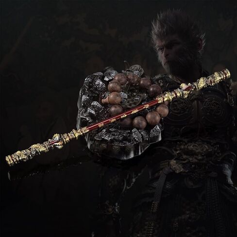 AYWVRBST Wukong Mini Ruyi Golden Hoop, Fully Replicate, Made of Metal Material, Game Enthusiast Gift, Hand Play, Ornament, Decoration in Saudi Arabia