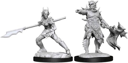 Magic The Gathering Unpainted Miniatures: Coralhelm Commander & Halimar Wavewatch in Saudi Arabia