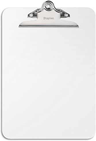 Staples Plastic Clipboard, Letter Size, Clear, 3/Pack (ST10526/10526VS) in Saudi Arabia
